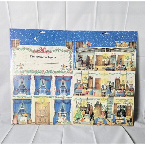 NEW Vintage 1993 A Victorian Advent Calendar Penny Ives - Picture 2 of 6